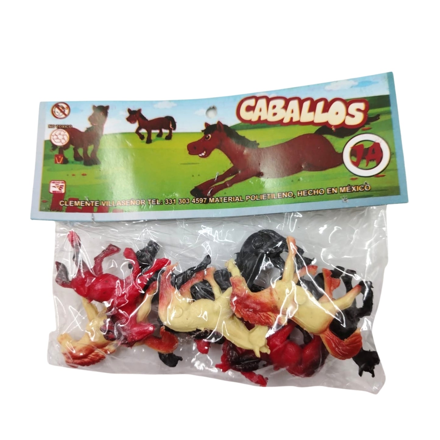 JUGUETE MAQUETA CABALLO CHICO CON 1 PZ O CAJA CON 100 PZS