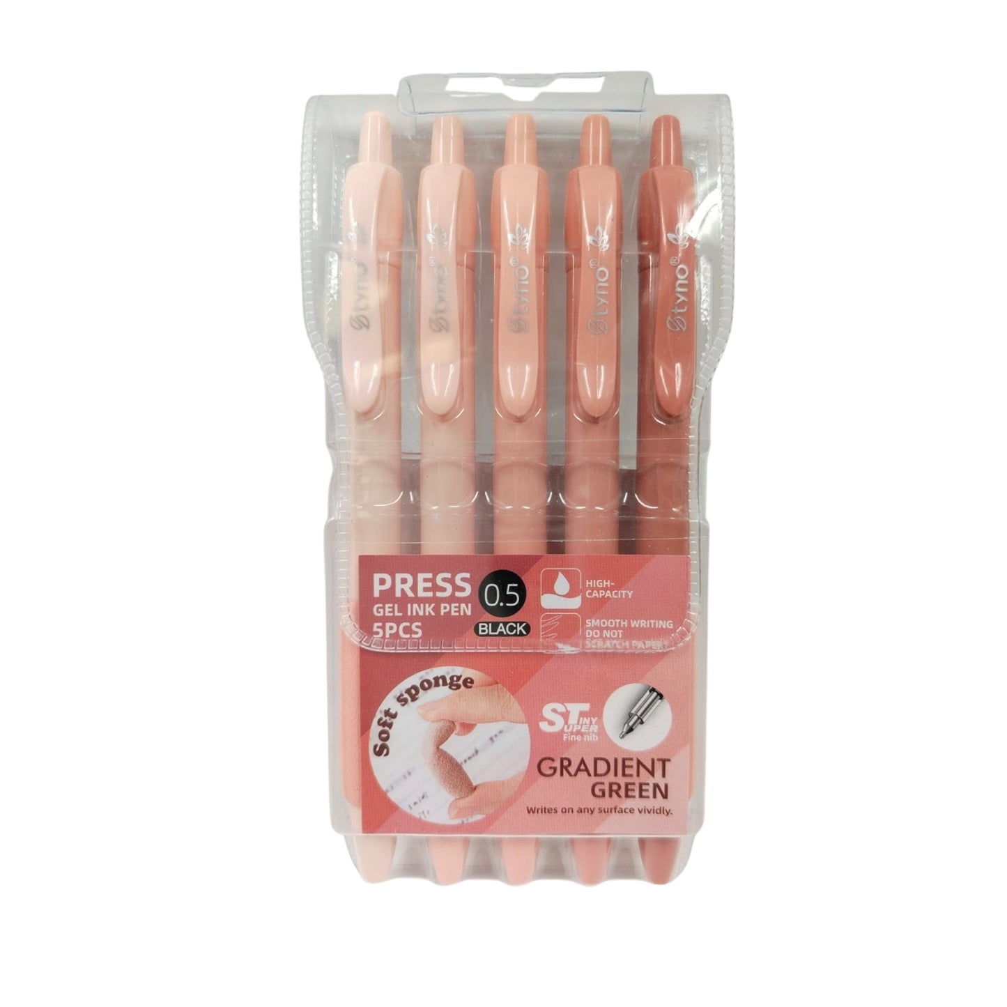 HFY-12575 PAQUETE DE PLUMAS CON 5 PZS O CAJA CON 360 PQTS