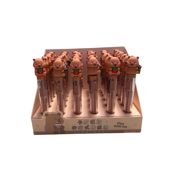 HFY-13324 BORRADOR CAPIBARA CON 36 PZS O CAJA CON 24 PQTS