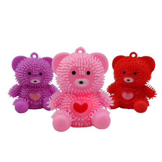 G-2232 OSITO APACHURRABLE CON LUZ CON 24 PZS O CAJA CON 24 PQTS