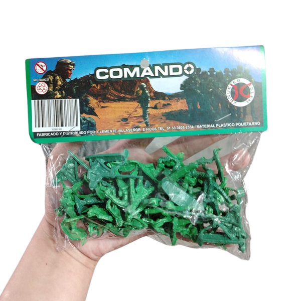 JUGUETE MAQUETA SOLDADO MINI CON 1 PZ O CAJA CON 100 PZS