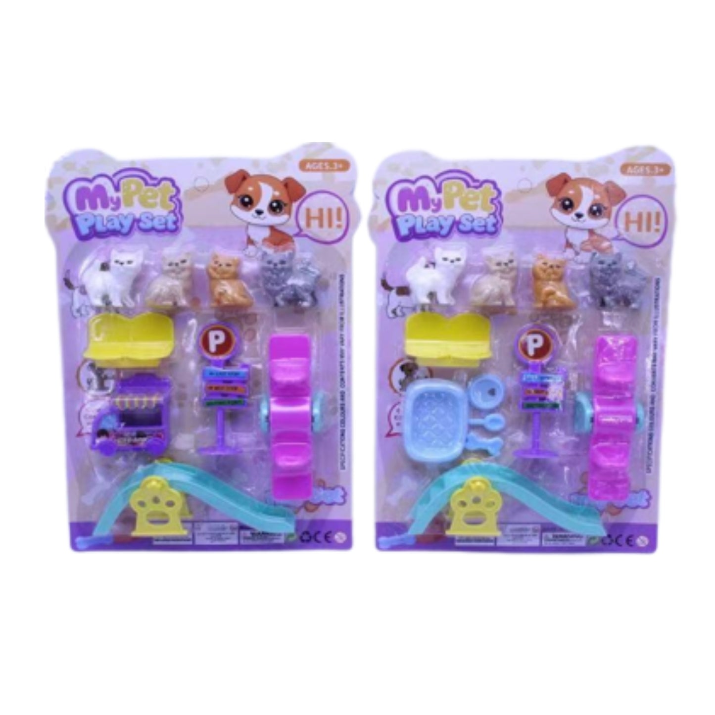 HFY-14346 JUGUETE EN BLISTER MY PET 19x27 CM CON 1 PZ O CAJA CON 240 PZS