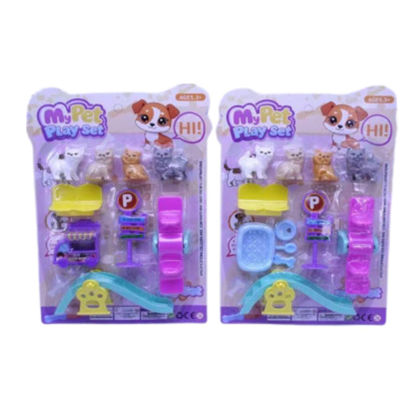 HFY-14346 JUGUETE EN BLISTER MY PET 19x27 CM CON 1 PZ O CAJA CON 240 PZS