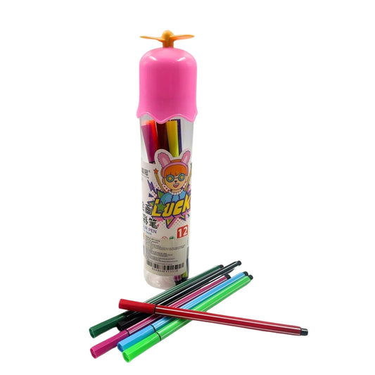 HFY-13518 PLUMIN 12 COLORES CON 1 PZ O CAJA CON 160 PZS