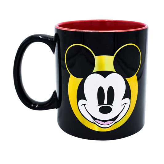 1729-46 TARRO METALIZADO DE CERAMICA MICKEY ADULTO 20 OZ CON 1 PZ O CAJA CON 24 PZS