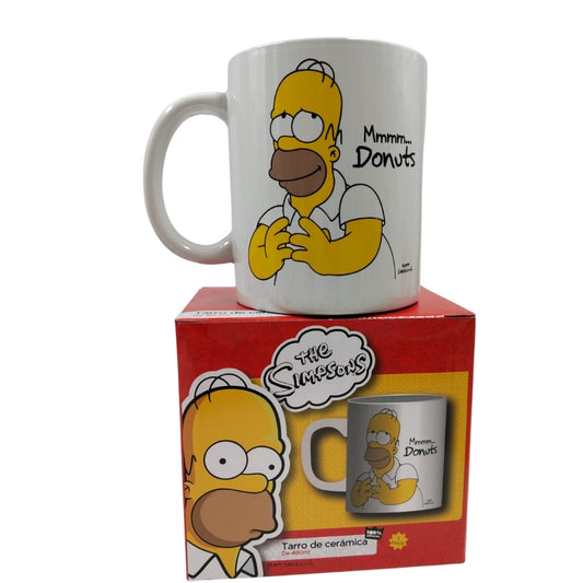 1729-58 TARRO DE CERAMICA DE SIMPSONS CON CAJA DE REGALO CON 1 PZ O CAJA CON 36 PZS