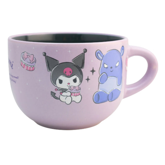 1738-601 TARRO JUMBO BITONO KUROMI 820 ML CON 1 PZ O CAJA CON 24 PZS