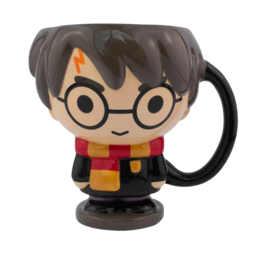 1778-36 TARRO DE CERAMICA 3D HARRY POTTER 591 ML CON 1 PZ  O CAJA CON 24 PZS