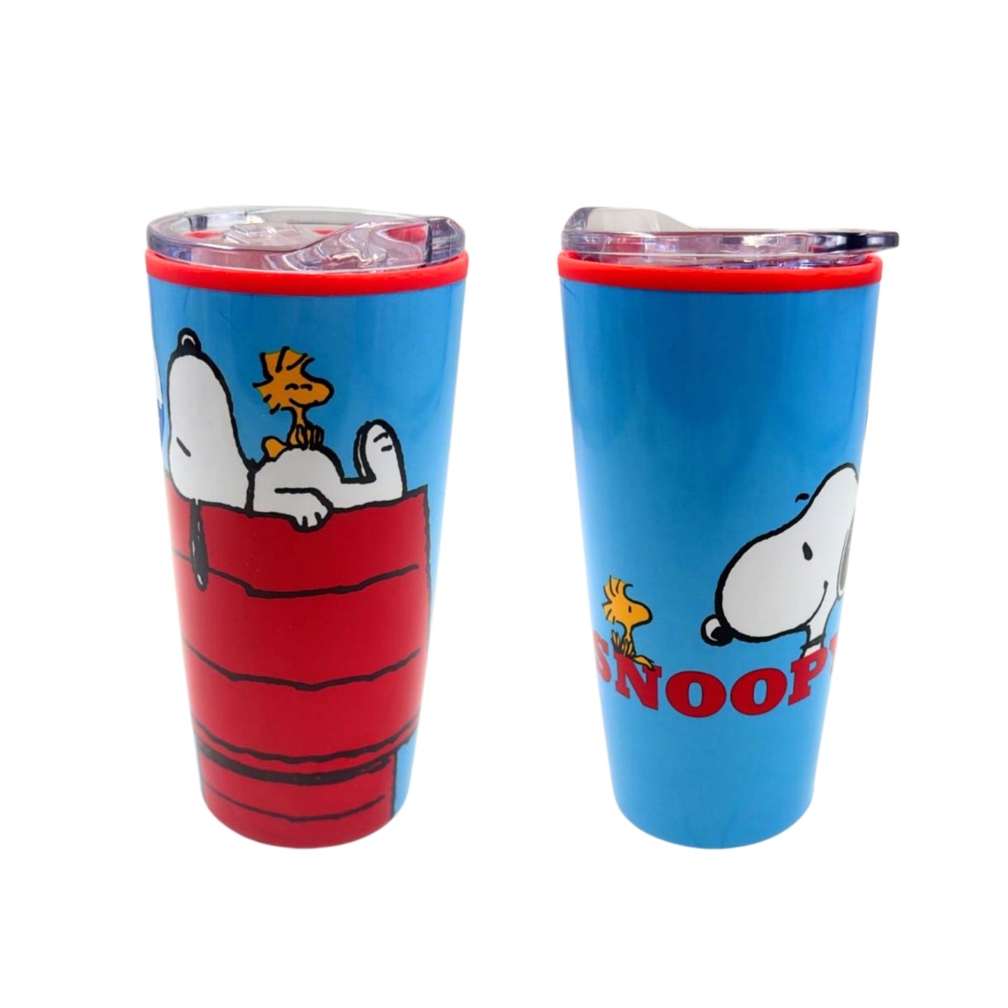 2415-3604 TERMO DOBLE PARED DE ACERO INOXIDABLE 500 ML SNOOPY CON 1 PZ O CAJA CON 12 PZS