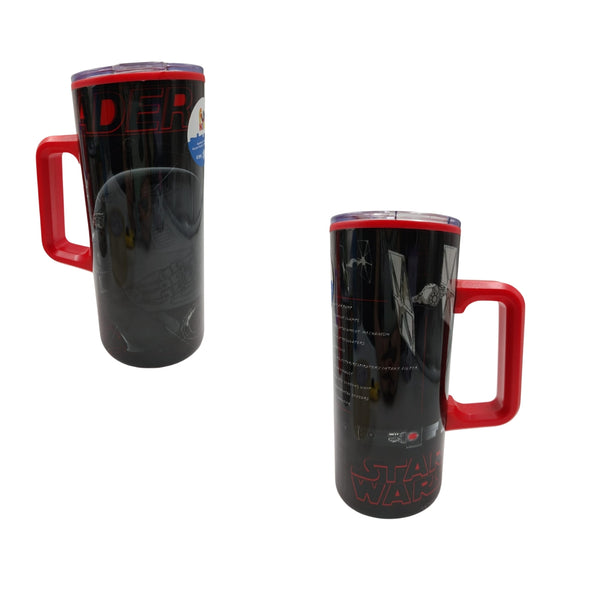 2415-4332 TERMO DOBLE PARED DARTH VADER 500 ML CON ASA CON 1 PZ O CAJA CON 12 PZS