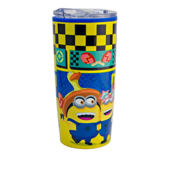 2415-4605 TERMO DOBLE PARED MINIONS 4 500 ML CON 1 PZ O CAJA CON 12 PZS