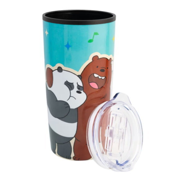 2415-5093 TERMO DOBLE PARED WE BARE BEARS 500 ML CON 1 PZ O CAJA CON 12 PZS