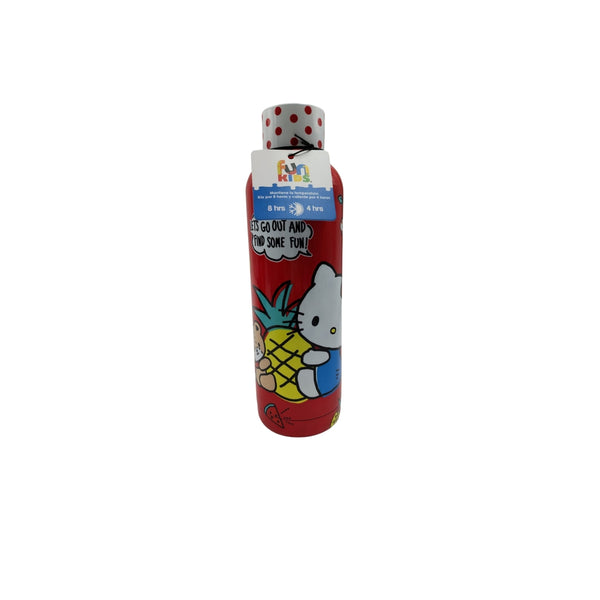 2415-5202 TERMO DOBLE PARED ACERO HELLO KITTY 510 ML CON 1 PZ O CAJA CON 12 PZS