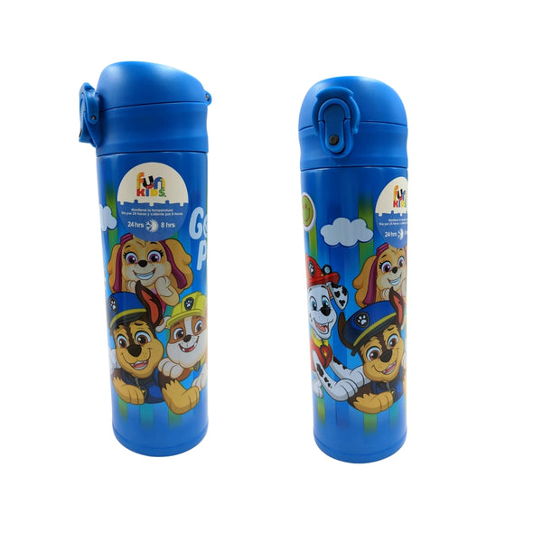 2415-5231 TERMO DOBLE PARED PAW PATROL 400 ML CON 1 PZ O CAJA CON 12 PZS