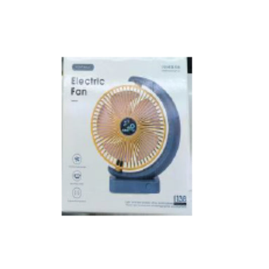 HFY-13226 VENTILADOR ESCRITORIO GIRATORIO CABLE USB 3 VELOCIDADES 2 COLORES CON 1 PZ O CAJA CON 30 PZS