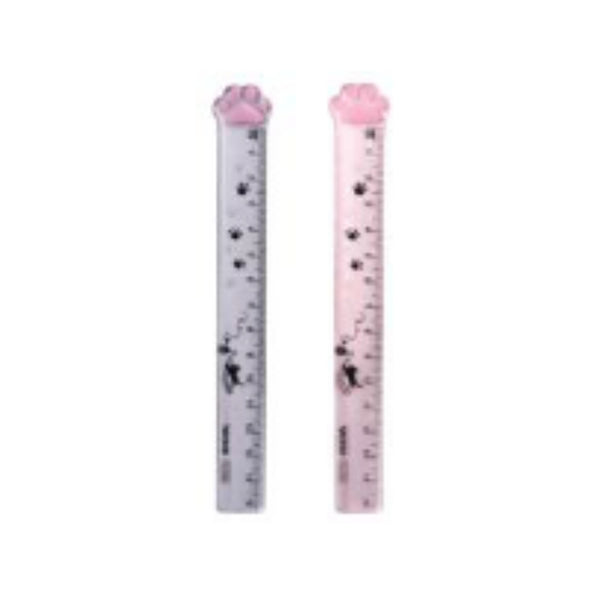 HFY-13385 REGLA PLASTICA 15 CM 2 COLORES CON 1 PZ O CAJA CON 648 PZS