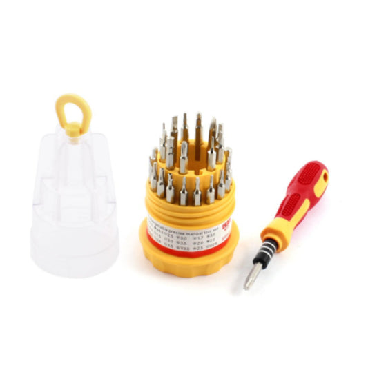 CM-0201 JUEGO DE 31 PIEZAS DE DESARMADOR RELOJERO CON 1 PZ O CAJA CON 120 PZS