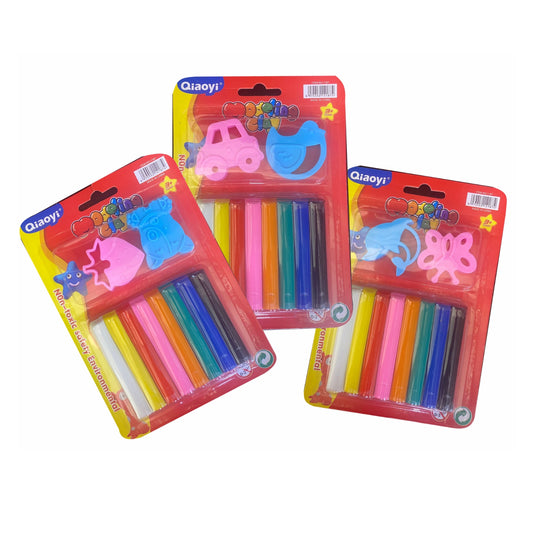 N-GPM-3023  ZP-1047 SET DE PLASTILINA CON FIGURAS CON 1 PZ O CAJA CON 120 PZS