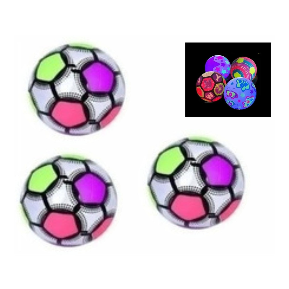 GPM-4546 PELOTA DE COLOR NEON CON 12 PIEZAS O CAJA CON 50 PQTS