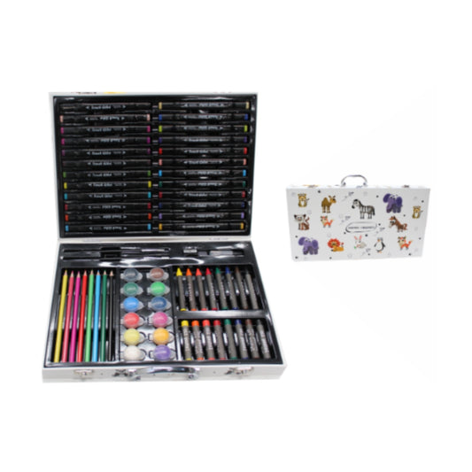 GPM-5322 ZP-1266 SET DE MARCADORES DOBLE PUNTA DE COLORES Y ACUARELAS CON PINCELES CON 1 PZ O CAJA CON 10 PZS