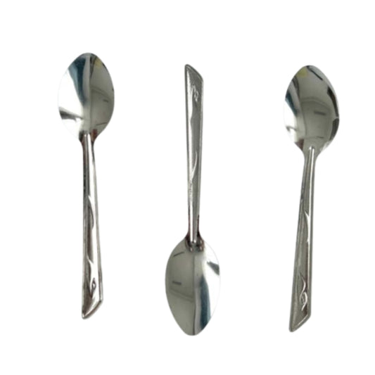 AS-0201-5 CUBIERTOS (CUCHARA CAFETERA) DE ACERO INOXIDABLE, CON 12 PZS, O CAJA CON 50 PQTS