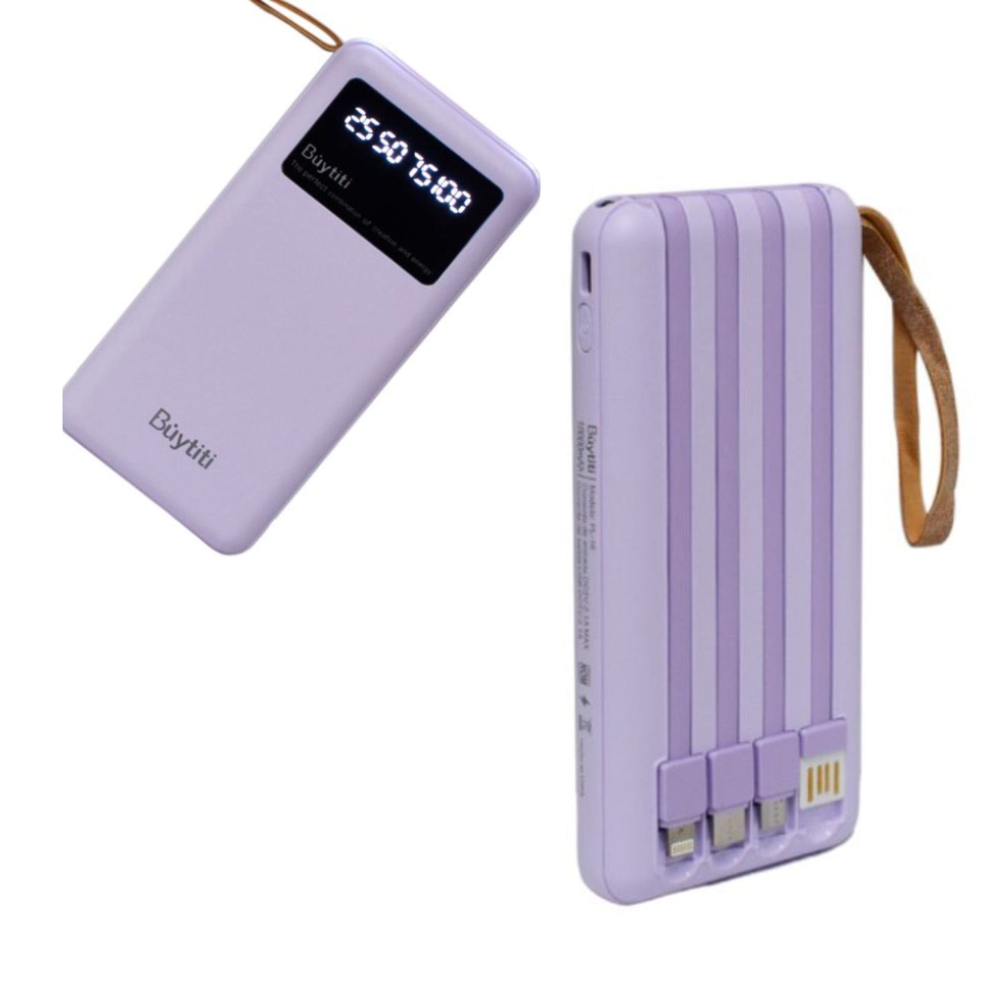 PL-16 POWER BANK 10000 MAH 4 EN 1 CON 1 PZ O CAJA CON 50 PZS