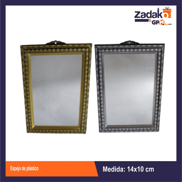 AO-9528-10  ESPEJO DE PLASTICO CON 1 PZ O CAJA CON 50 PZS