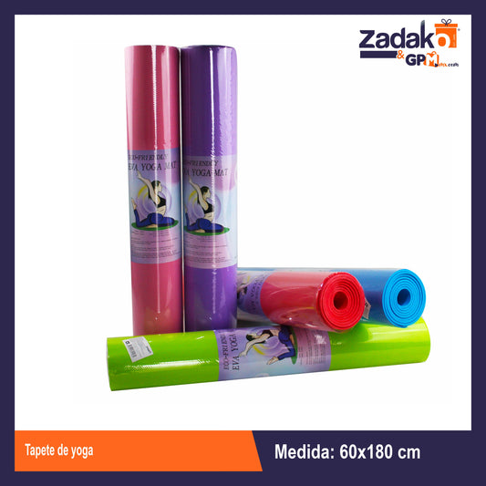 HFY-9360 TAPETE DE YOGA CON 1 PZ O CAJA CON 30 PZS