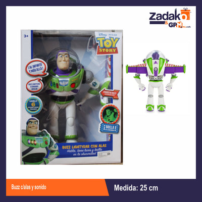 T371816 BUZZ C/ALAS Y SONIDO CON 1 PZ O CAJA CON 12 PZS