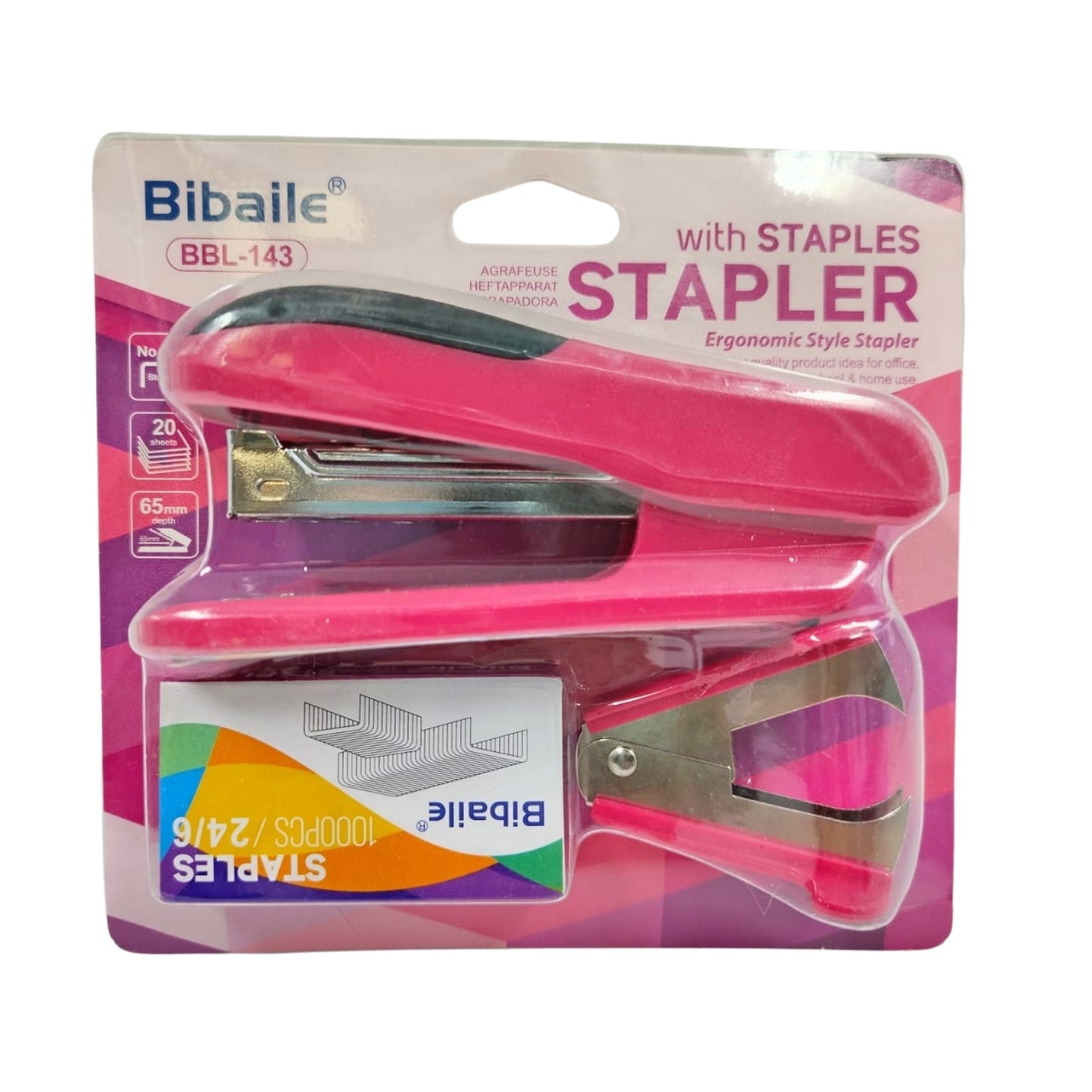 GPM-9139 SET DE ENGRAPADORA ,GRAPAS Y QUITA GRAPAS CON 1 PZ O CAJA CON 96 PZS