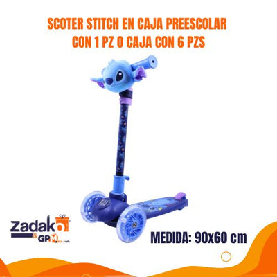 12090 SCOTER STITCH EN CAJA PREESCOLAR CON 1 PZ O CAJA CON 6 PZS