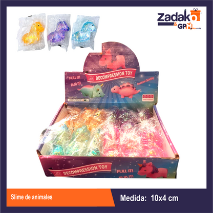 GPM-0429 SLIME DE ANIMALES CON 12 PZS O CAJA CON 12 PQTS