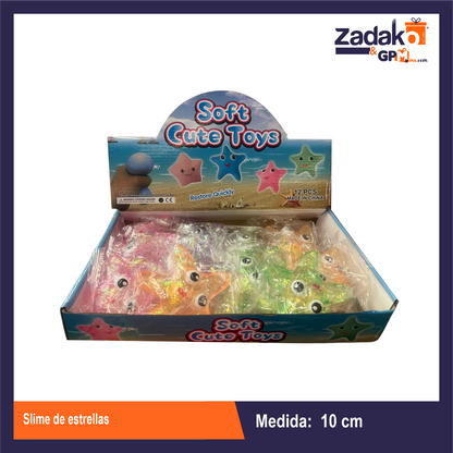 GPM-0430 SLIME DE ESTRELLAS CON 12 PZS O CAJA CON 24 PQTS