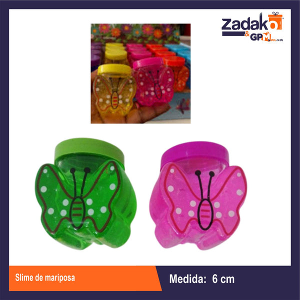 GPM-0460 SLIME DE MARIPOSA CON 12 PZS O CAJA CON 40 PQTS
