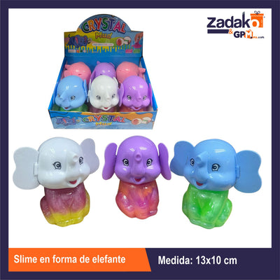 GPM-0539 SLIME  EN FORMA DE ELEFANTE CON 6 PZS O CAJA CON 16 PQTS