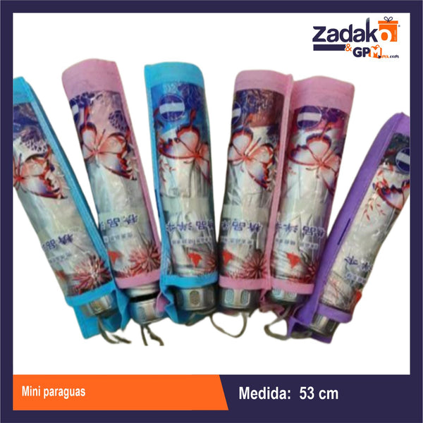 GPM-0710 MINI PARAGUAS CON 1 PZ O CAJA CON 100 PZS