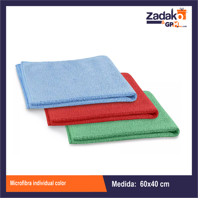 XTMF60 MICROFIBRA INDIVIDUAL COLOR 60 X 40 CON 1 PZ O CAJA CON 200 PZS