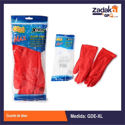 XT-81368 GUANTE DE LATEX GD-XL CON 1 PZ O CAJA CON 240 PZS