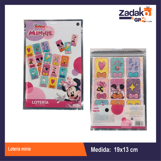 DJMI7-LT66 LOTERIA MINIE CON 1 PZ O CAJA CON 240 PZS