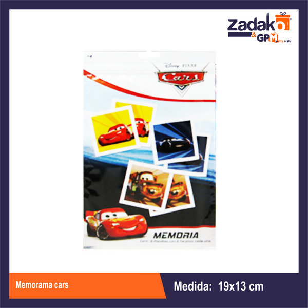 J1-ME15 MEMORAMA CARS CON 1 PZ O CAJA CON 220 PZS