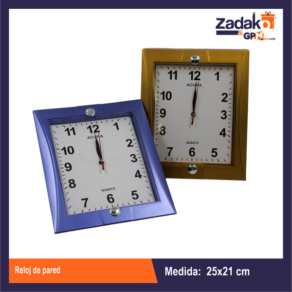 CLK005 RELOJ DE PARED CON 1 PZ O CAJA CON 40 PZS