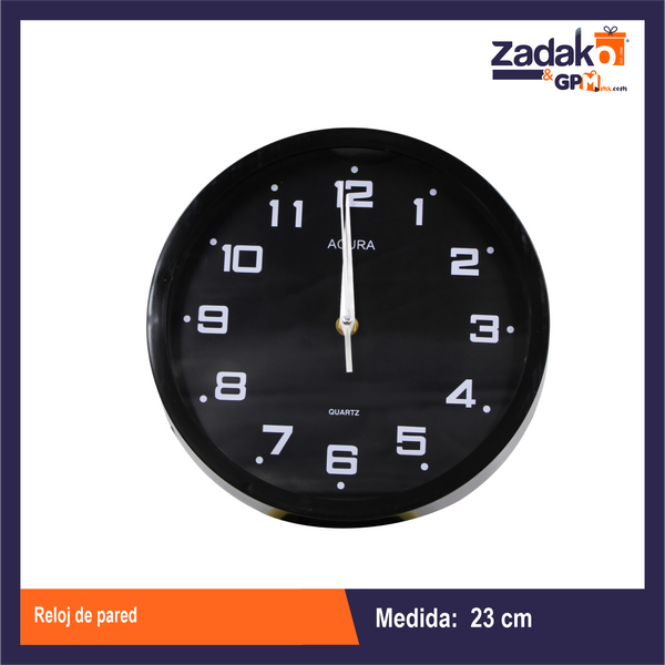 FP128 RELOJ DE PARED CON 1 PZ O CAJA CON 40 PZS