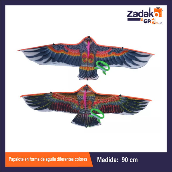 GPM-3000 PAPALOTE EN FORMA DE AGUILA DIFERENTES COLORES , CON 1 PZ O CAJA CON 300 PZS