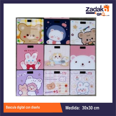 ZH-0355 BASCULA DIGITAL CON DISEÑO CON 1 PZ O CAJA CON 15 PZS