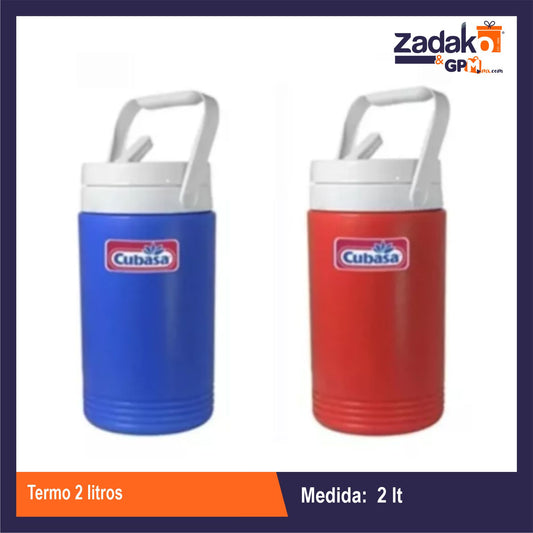 N-GPM-5436  TERMO 2 LITROS CON 1 PZ O CAJA CON 6 PZS