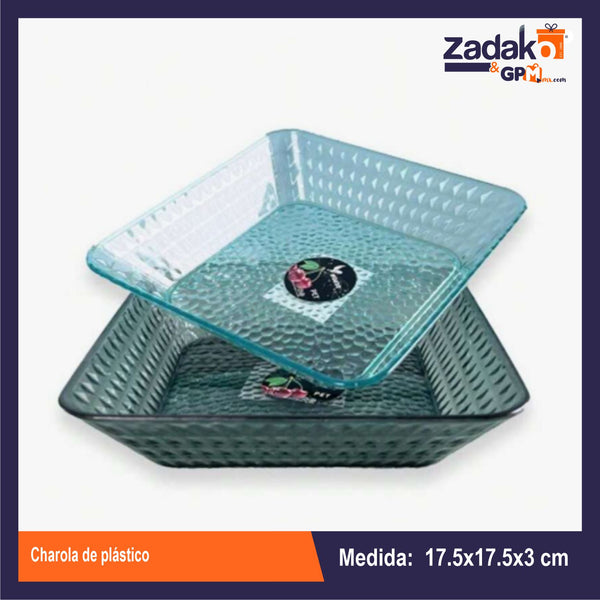 AA-1102-1 CHAROLA DE PLASTICO CON 1 PZ O CAJA CON 120 PZS