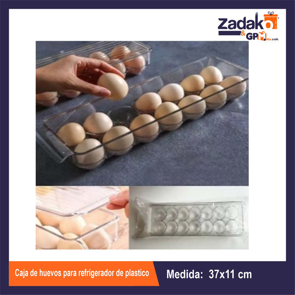 AK-2955 CAJA DE HUEVOS  PARA REFRIGERADOR DE PLASTICO CON 1 PZ O CAJA CON 24 PZS