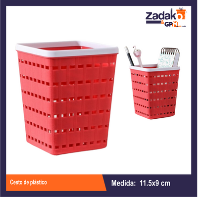 AM-0285-1 CESTO DE PLASTICO CON 1 PZ O CAJA CON 360 PZS