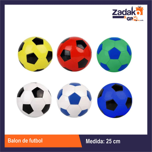 HFY-10768  BALON DE FUTBOL CON 1 PZ O CAJA CON 100 PZS