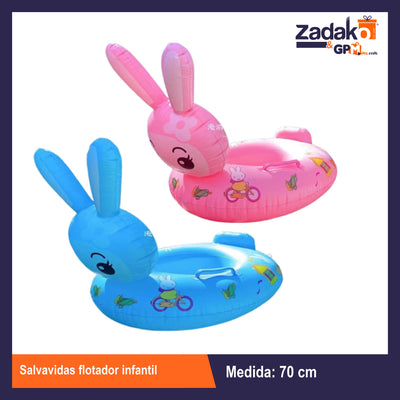 HFY-11492 SALVAVIDAS FLOTADOR INFANTIL 70 CM CON 1 PZ O CAJA CON 120 PZS